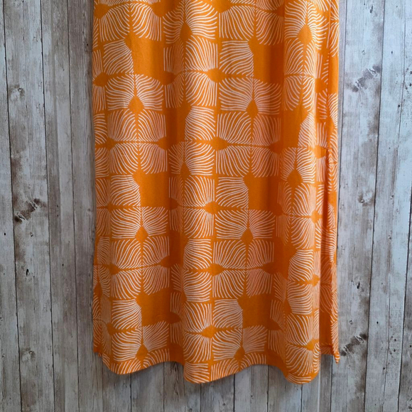 Women's U.S. Polo Assn.‎ Dress Size M Orange White - Picture 5 of 12